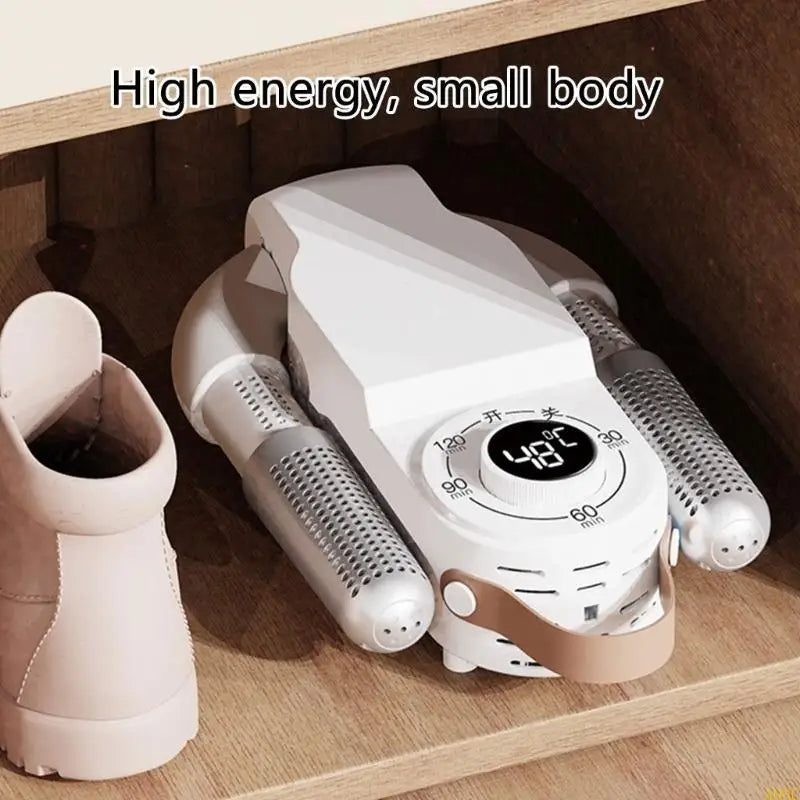 A0NC Intelligent Timer Shoe Dryer Boot Warmer Foldable Adjustable Dryer Quick Drying