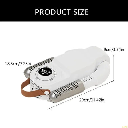 A0NC Intelligent Timer Shoe Dryer Boot Warmer Foldable Adjustable Dryer Quick Drying