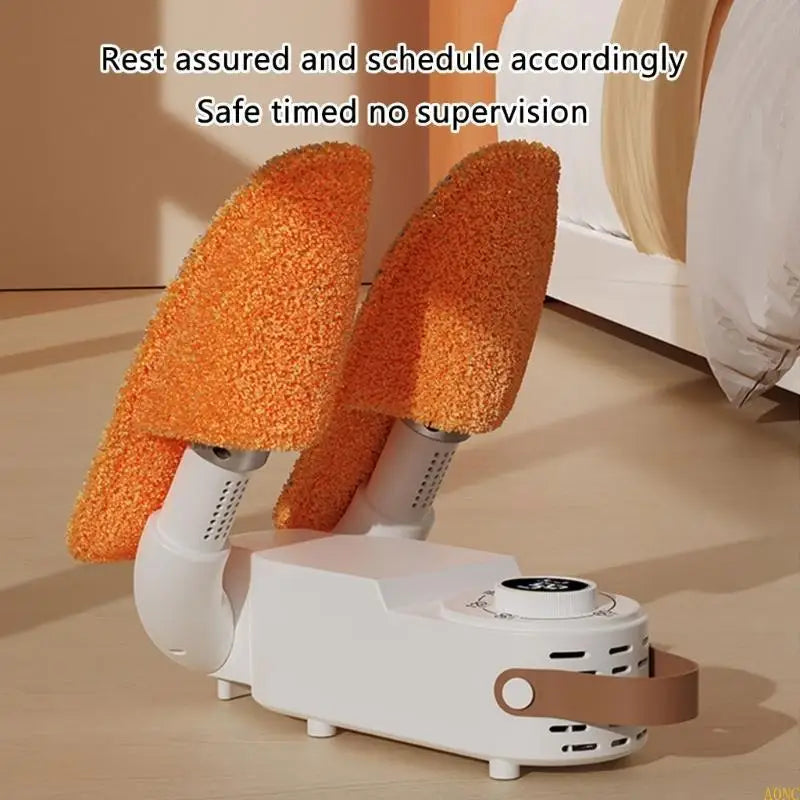 A0NC Intelligent Timer Shoe Dryer Boot Warmer Foldable Adjustable Dryer Quick Drying